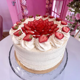 layer cake fraisier