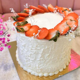flower fraisier wedding edition