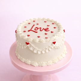 white love cake